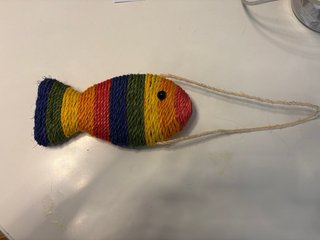 Rascador para Gato con Forma de Pez