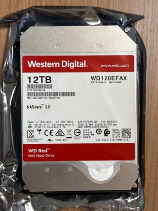 Western Digital 12TB HDD WD120EFAX Precio / unidad