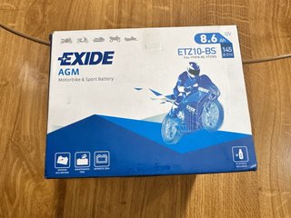 Batería de Moto Exide AGM ETZ10-BS