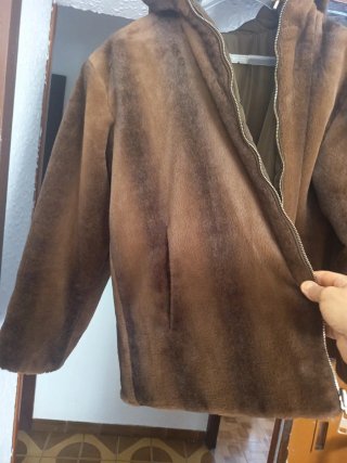 Abrigo Reversible Marrón