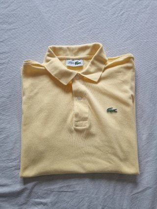 Polo Lacoste Vintage Amarillo