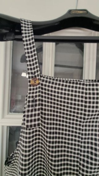 Mono / Peto pantalón cuadros talla L