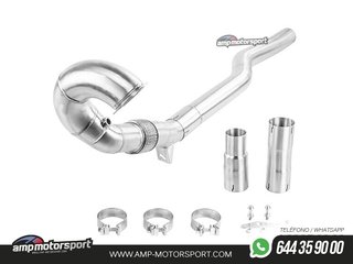 DOWNPIPE ALPHA COMPETITION PARA GOLF 7 R / S3 8V / LEON 3 CUPRA 4DRIVE