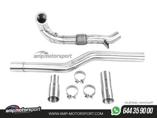 DOWNPIPE ALPHA COMPETITION PARA GOLF 7 R / S3 8V / LEON 3 CUPRA 4DRIVE
