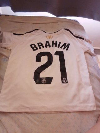 Camiseta Real Madrid Brahim 21 Niño