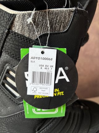 Botas Snowboard DC Negras y Blancas