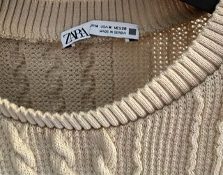Jersey de Manga Corta Trenzado Zara