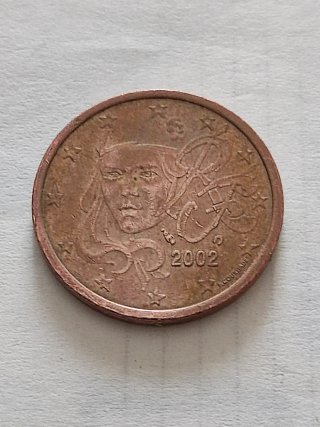 Moneta 5 Centesimi Francia 2002