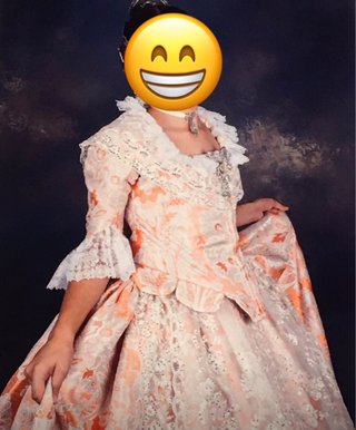 Traje Fallera niña,L/falda 98cintura 38