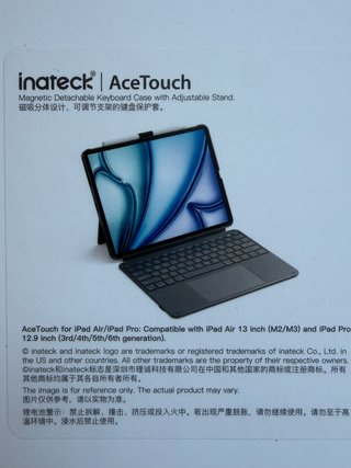 Custodia con tastiera Inateck iPad air e pro