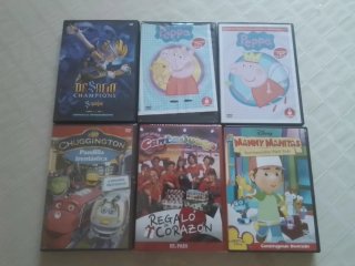Lote de 6 Películas Infantiles en DVD