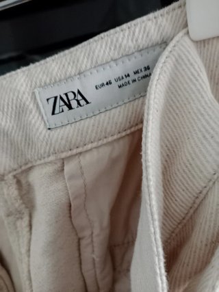 Pantalón Zara Beige