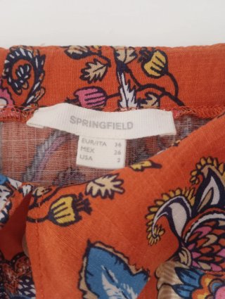 Vestido Springfield Estampado Paisley