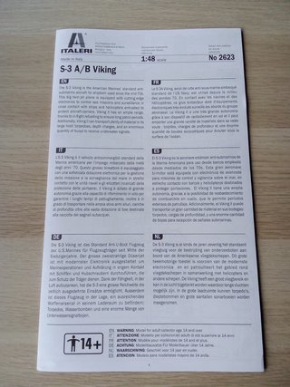 S-3 A/B VIKING MAQUETA ITALERI 1/48
