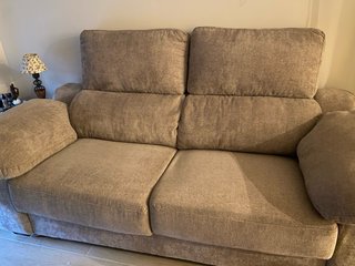 Pack de cama de 1.35m y un canape y sofa