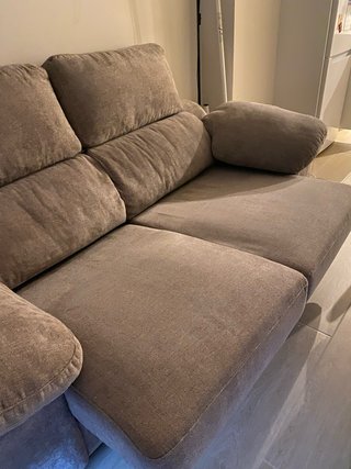 Pack de cama de 1.35m y un canape y sofa