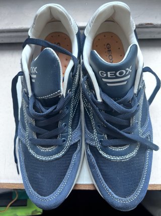 Sneakers Geox Respira Donna Taglia 37 Scarpe Blu C