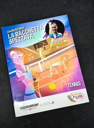 Libro La racchetta spezzata Claudio Arrigoni