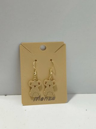 Pendientes Koala Dorados