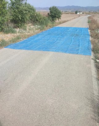 Malla mosquitera azul 5x10m