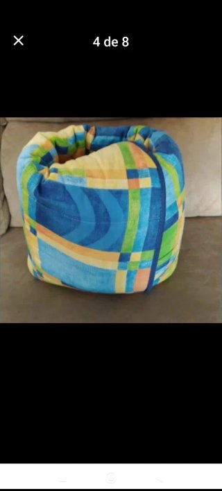 Edredón estampado a cuadros reversible 2,50 x 1,80