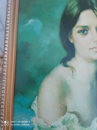 Cuadro al óleo antiguo