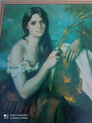 Cuadro al óleo antiguo