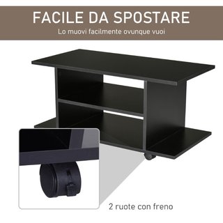 Mobile TV Moderno con Ripiani, Mobiletto Porta TV