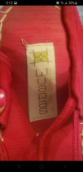 Sandalias Esparto Rojas Talla 38