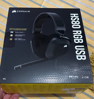 Auriculares Gaming Corsair HS80 RGB USB
