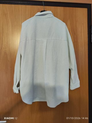 Blazer camicia Zara Beige Taglia Unica