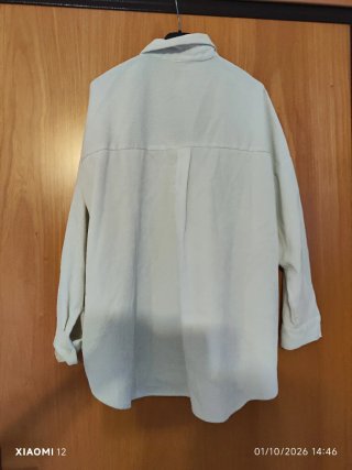 Blazer camicia Zara Beige Taglia Unica