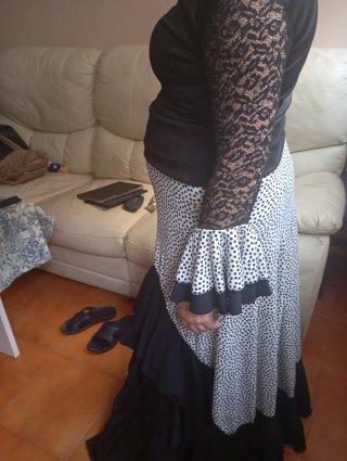 Vestido Flamenca Dos Piezas