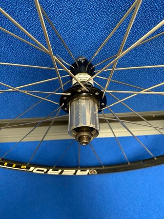 Llanta trasera carretera btwin aero