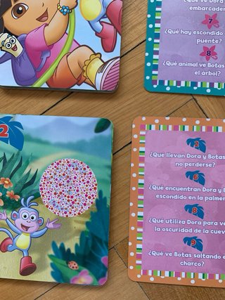 Juego Cartas Dora Gigantes y Lentes Exploradora