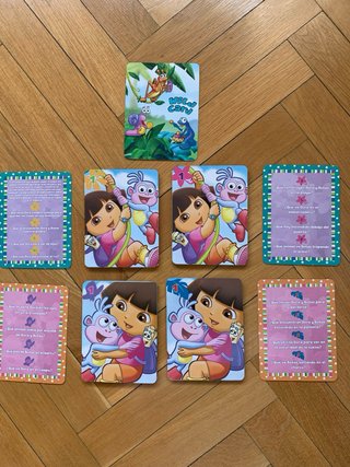 Juego Cartas Dora Gigantes y Lentes Exploradora
