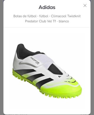 Botas de fútbol Adidas Predator Club Vel Tf