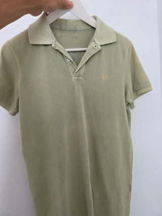 Polo Silbon Hombre Talla S Verde Oliva