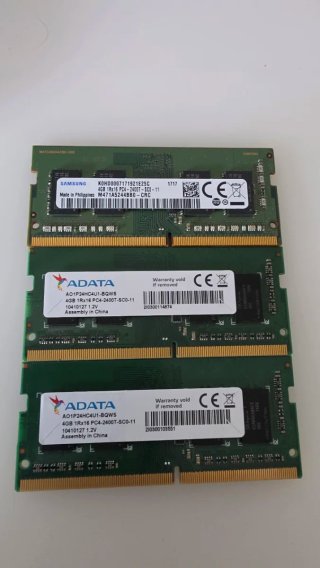 Módulos Memoria RAM DDR4 4GB 2400MHz