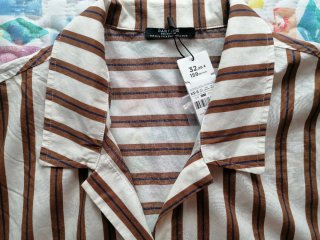 Vestido camisero rayas Parfois