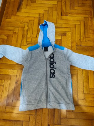 Chándal Adidas Gris y Azul