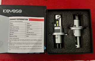 Luces LED H4 KOYOSO 100W 20000LM 6000K