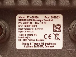 ENVIO 24H Terminal Marítimo Cobham Sailor TT-6018A