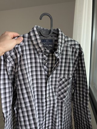 Camisa Angelo Litrico M slim fit cuadros