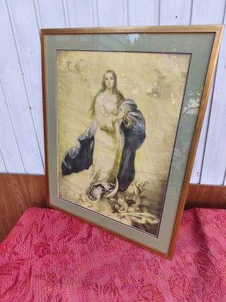 Cuadro Religioso con Marco Dorado