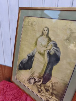 Cuadro Religioso con Marco Dorado