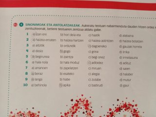 Artez, Euskara eta Literatura, 1 batxilergoa, M...