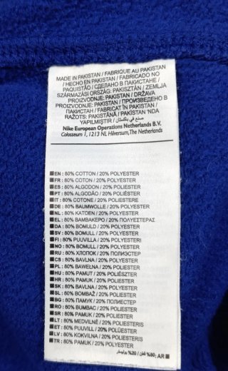 Pantalón de chándal Nike azul talla M
