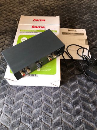 Pre amplificador de señal Previo Phono Hama PA-506
