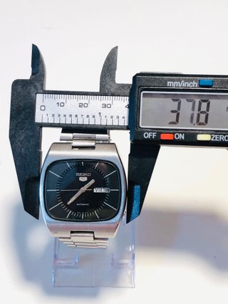 reloj seiko 5 tv screen gris 1982 6309
